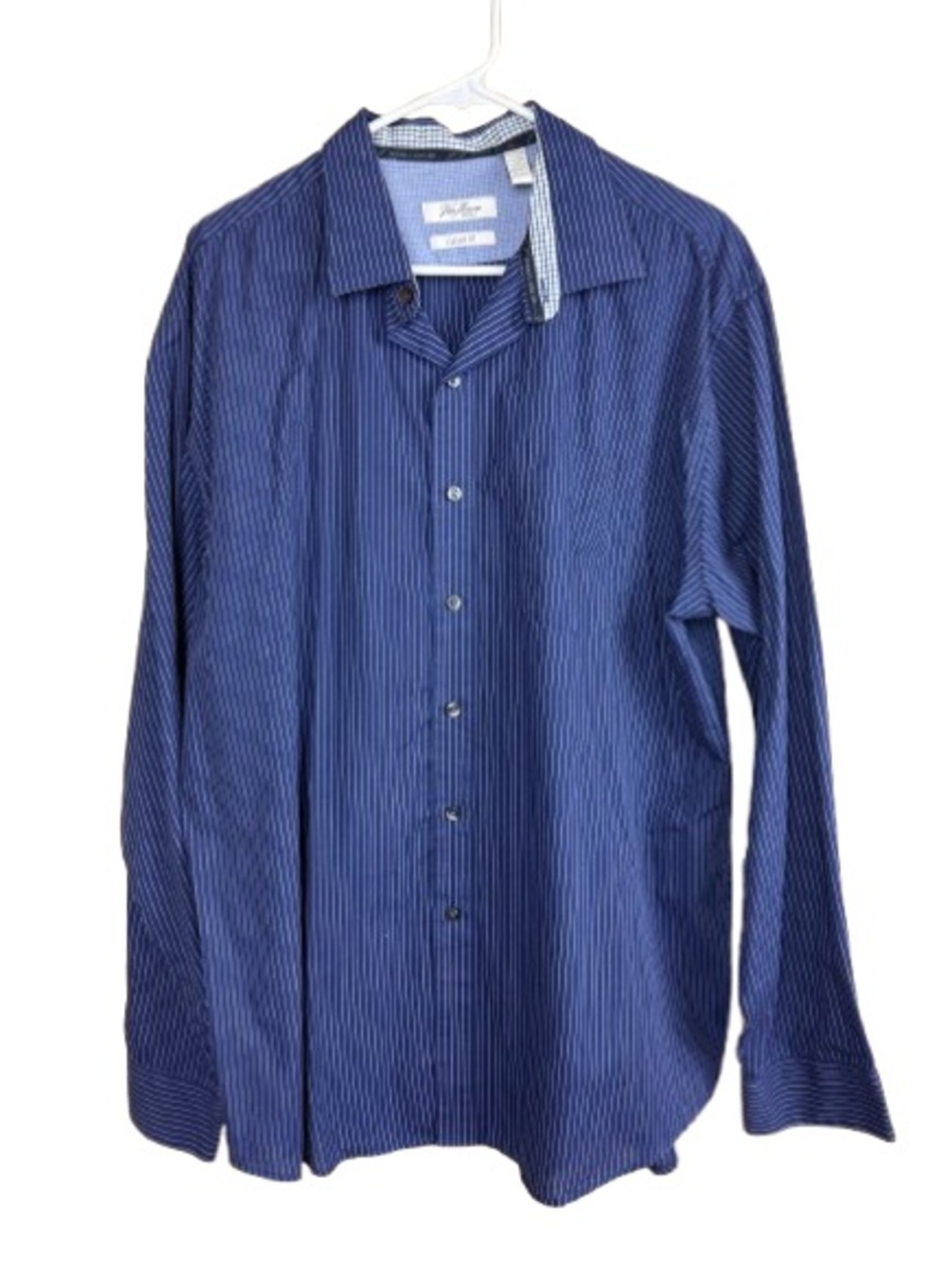 Van Heusen Navy Pinstripe Dress Shirt